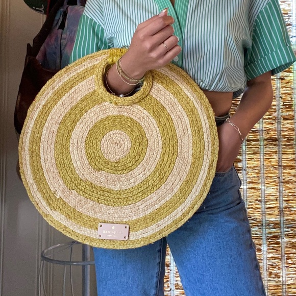 kate spade Handbags - Kate Spade Circle Straw Bag